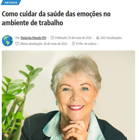 Mundo RH - Saúde Emocional no ambiente profissional