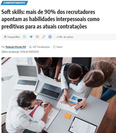 Mundo RH - As soft skills são premissa para o mercado de trabalho