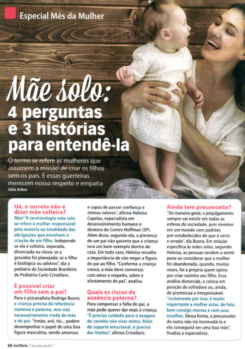 Revista Ana Maria - Quais são os desafios de ser mãe solo?
