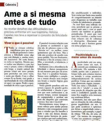 Revista Ana Maria – Ame a si mesma antes de tudo